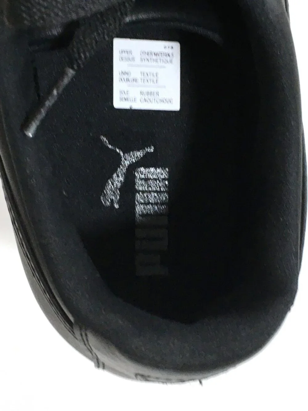 Puma Roma Sneakers Mens Size 11.5 Black Lace Up 353572